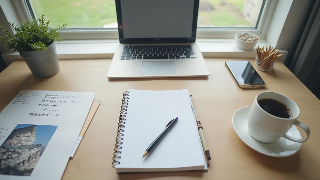 Optimized learning environment with organized workspace and conducive study setup